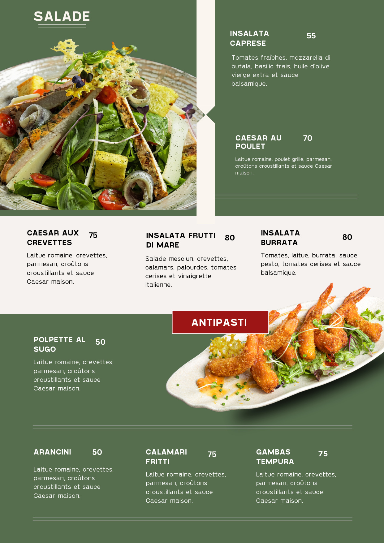 Salades